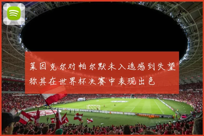 莱因克尔对帕尔默未入选感到失望称其在世界杯决赛中表现出色